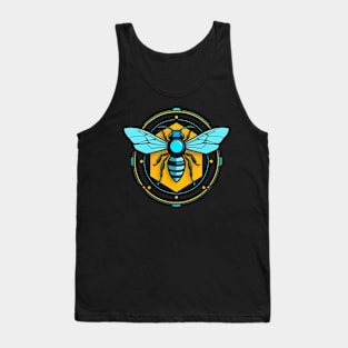 Bee Logo Cyberpunk Tank Top